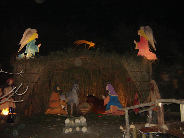 Lipari, il presepe a Lami