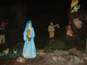 Lipari, il presepe a Lami