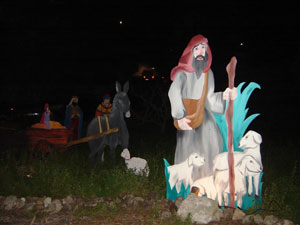 Lipari, il presepe a Lami